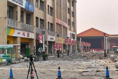 Gempa bumi besar yang melanda Myanmar menyebabkan kerosakan di Ruili, China, dengan 847 kediaman terjejas dan dua orang cedera ringan. Foto Xinhua