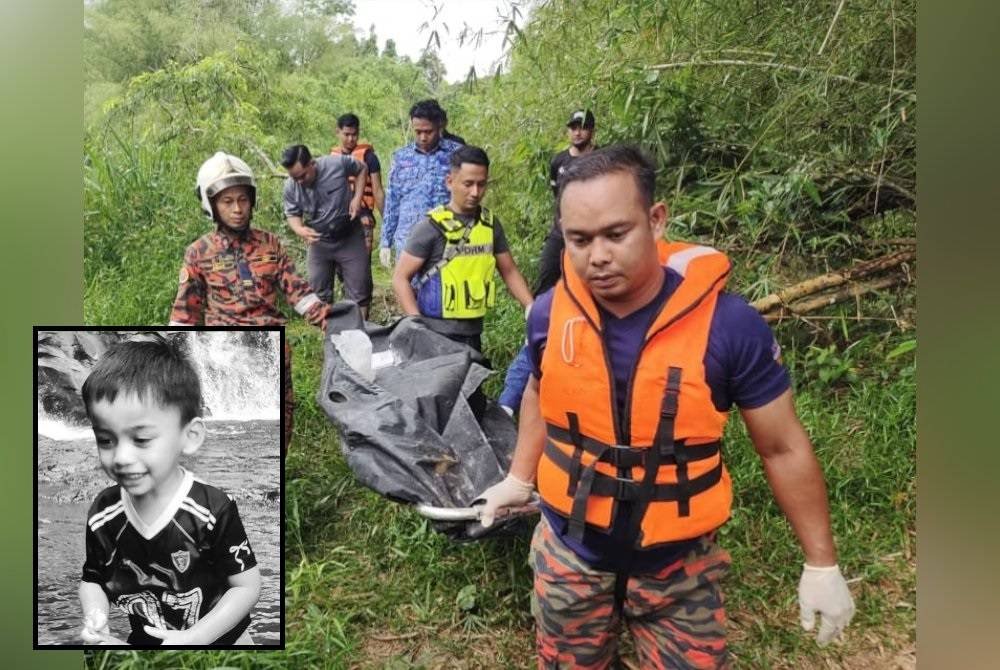 Mohamad Fayyad Affan Mohd Fakhri, 4, yang hilang tiga hari lalu, ditemukan meninggal dunia.