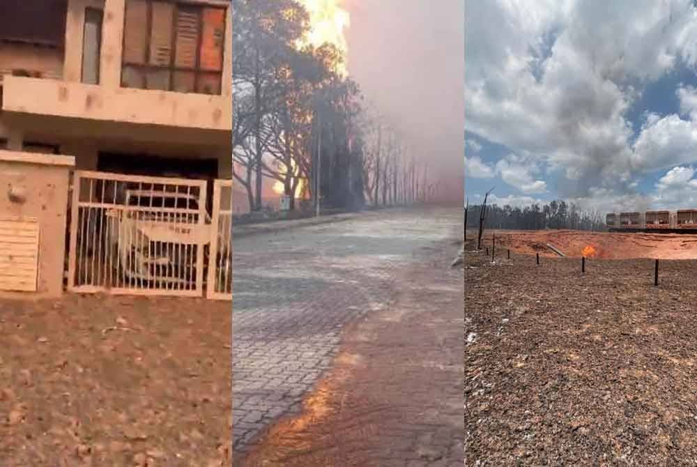 Insiden kebakaran saluran gas di Jalan Putra Harmoni, Putra Heights yang berlaku pada pagi raya kedua hari ini agak ‘dahsyat’ apabila turut menyebabkan ‘hujan pasir dan debu’ bukan hanya di sekitar kawasan kejadian malah sehingga beberapa kilometer dari lokasi kejadian.