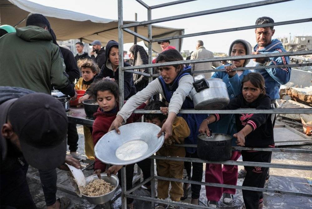 Sebahagian besar kanak-kanak di Gaza mengalami malnutrisi.
