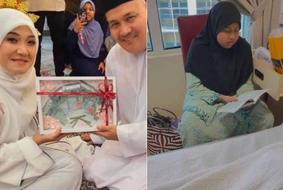 Kiah bersama anaknya di IKN Putrajaya. Tangkap layar video perkongsian di laman Instagram milik Kiah pada Selasa.