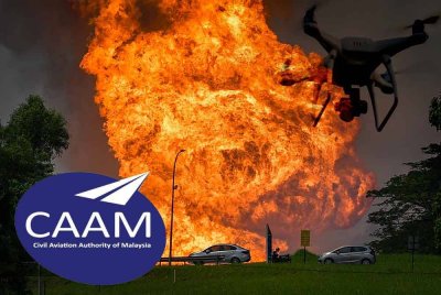 CAAM melarang penggunaan dron di kawasan kebakaran saluran paip gas di Putra Heights bagi mengelakkan risiko kepada operasi penyelamatan dan penerbangan.