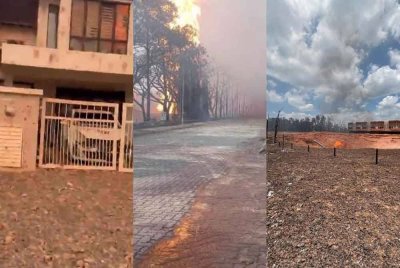 Insiden kebakaran saluran gas di Jalan Putra Harmoni, Putra Heights yang berlaku pada pagi raya kedua hari ini agak ‘dahsyat’ apabila turut menyebabkan ‘hujan pasir dan debu’ bukan hanya di sekitar kawasan kejadian malah sehingga beberapa kilometer dari lokasi kejadian.