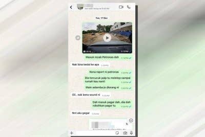 Mesej tular di media sosial susulan kejadian kebakaran saluran gas.