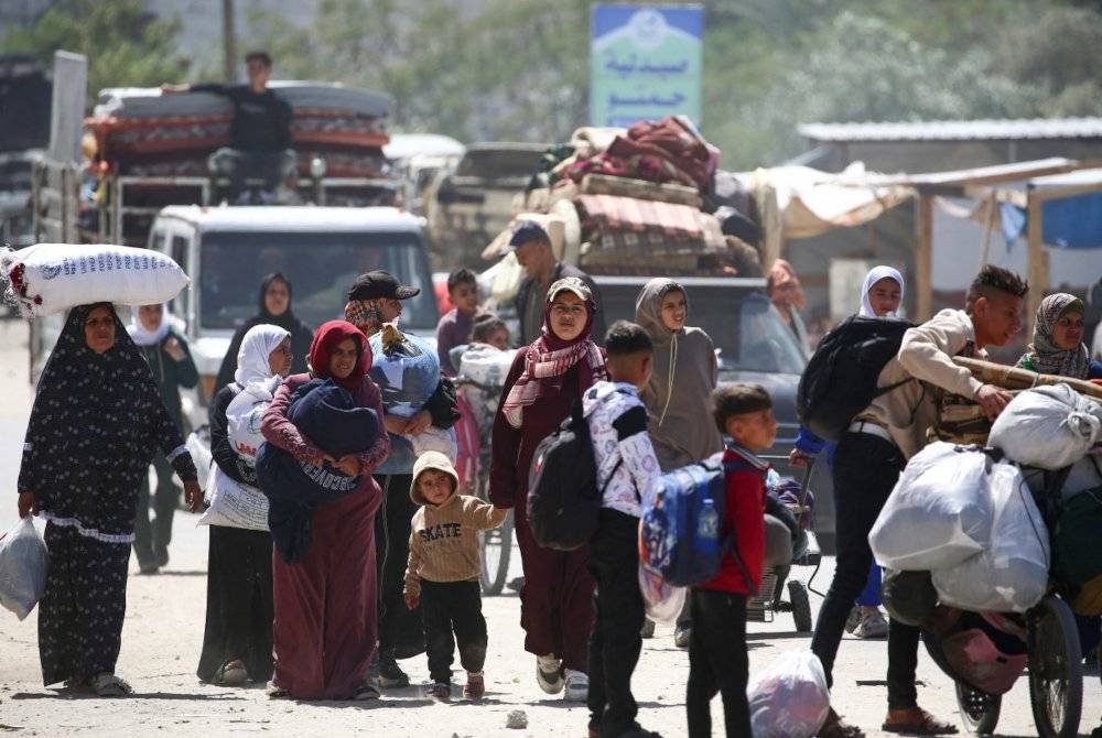 Penduduk Palestin sekali lagi terpaksa meninggalkan Rafah pada 2 Syawal.