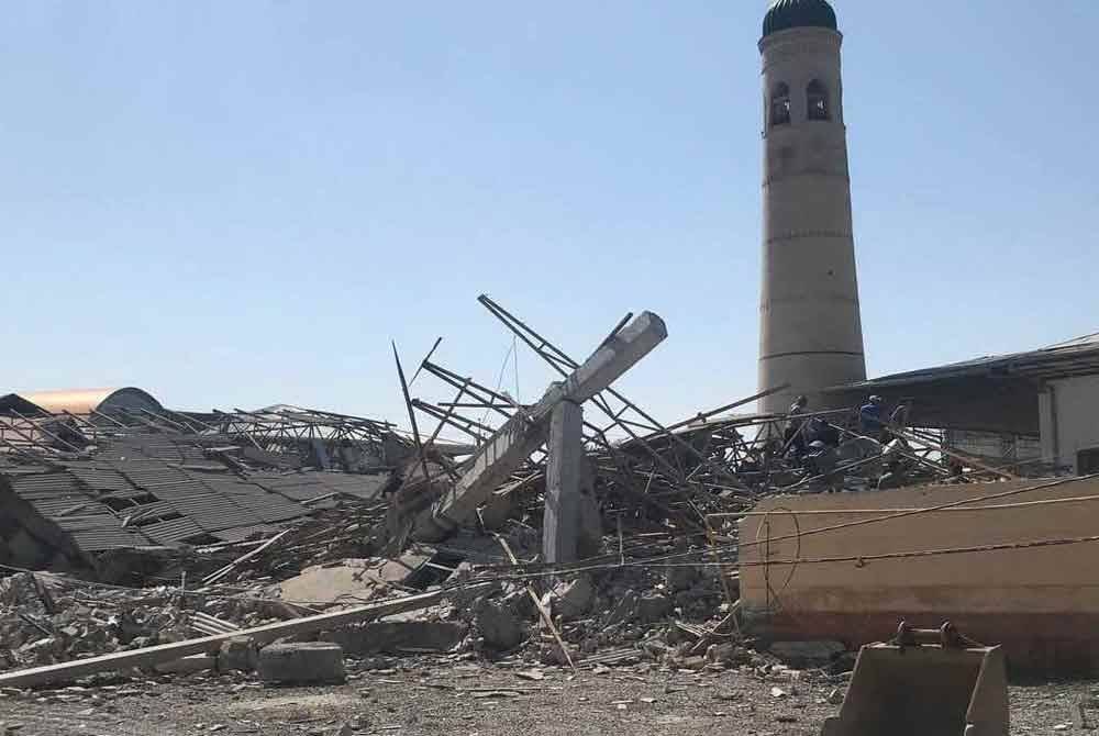 Pejabat Pendakwa Raya wilayah Andijan, Uzbekistan mengesahkan bahawa kebocoran gas menjadi punca letupan di sebuah masjid tempatan awal minggu ini - Foto: Agensi