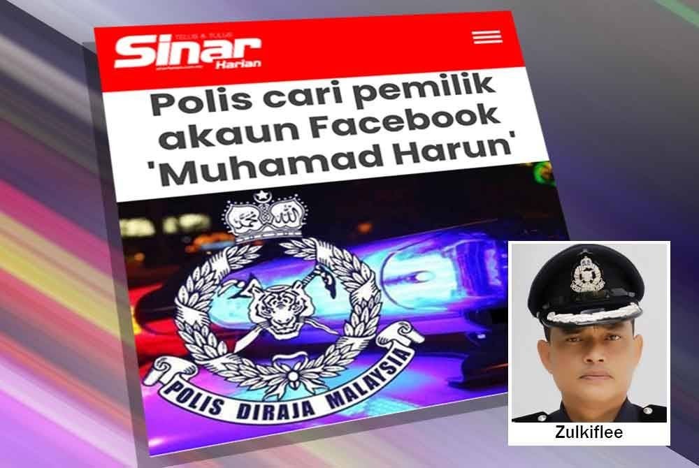 Polis meminta 'Muhamad Harun' segera hadir IPD Bera atau mana-mana balai polis berhampiran untuk membantu siasatan.