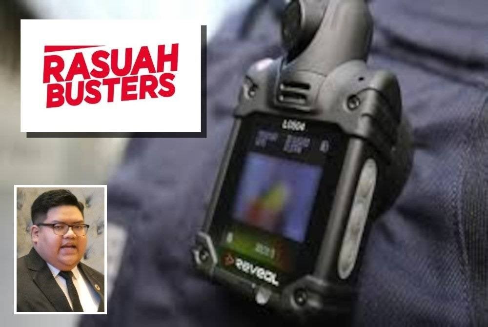 Kerajaan disaran untuk segera melaksanakan penggunaan kamera badan atau ‘body camera’ kepada setiap anggota polis yang bertugas bagi memastikan tindakan semasa operasi direkod dengan jelas. (Gambar kecil: Hakim Hafizi)