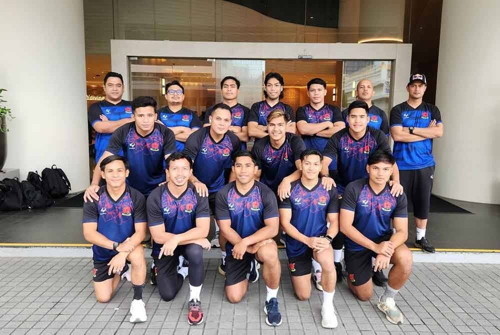 Skuad ragbi 7s lelaki negara membuka gelanggang mempertahankan kejuaraan SEA 7s pada Jumaat. Foto: KRM