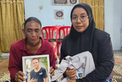 Norhidayah bersama suami, Mohd Hisham Anwar Waddi, 41, masih bersedih dengan kehilangan anak mereka dalam kejadian lemas pada 17 Februari lalu.