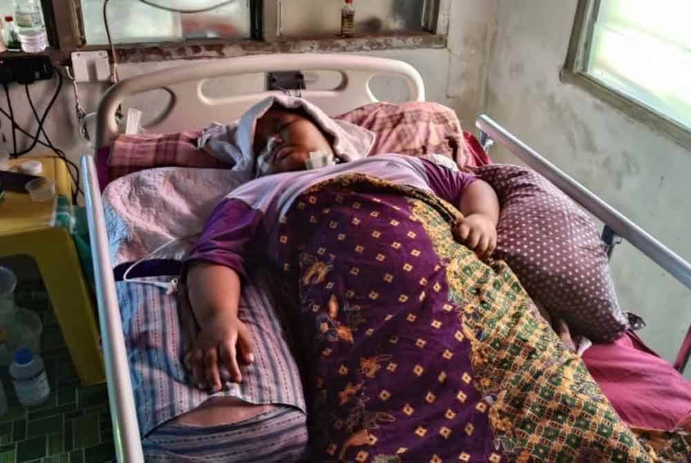 Afifah hanya terlantar selepas menjalani pembedahan pada Januari lalu.