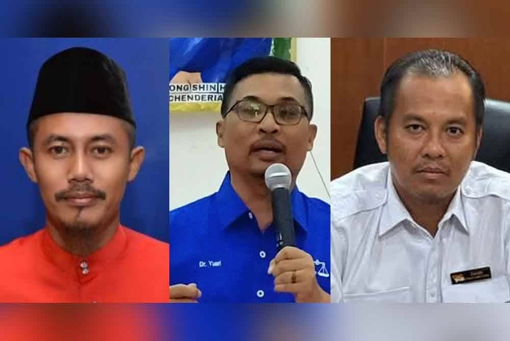 Safri (kiri), Mohamad Yusri dan Fahmi