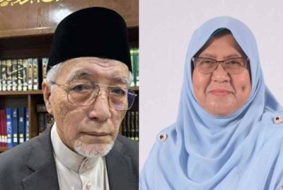 Mohamad Shukri (kiri), Noor Aziah