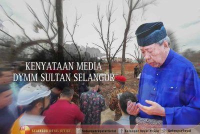 Sultan Selangor Sultan Sharafuddin Idris Shah menitahkan kerajaan Selangor agar membatalkan majlis Rumah Terbuka Aidilfitri Madani 2025 peringkat negeri itu yang dijadualkan esok. Foto Royal Selangor Office