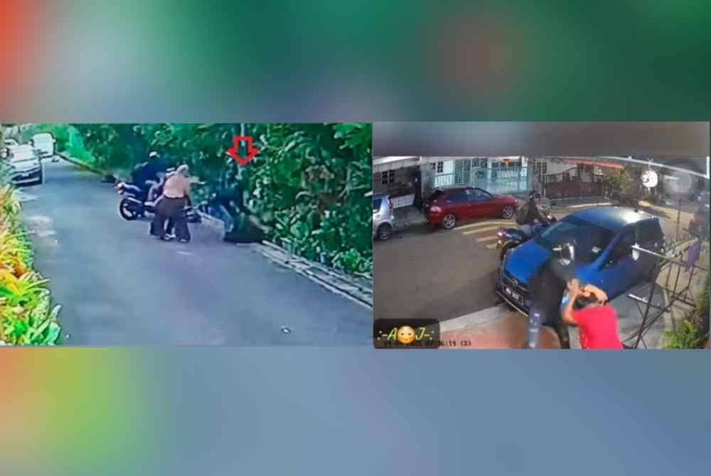 Polis giat mengesan tiga suspek yang terlibat dalam dua kejadian ragut sebagaimana yang tular di media sosial pada Jumaat.