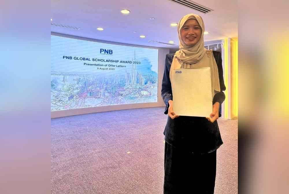 Namira merupakan penerima Biasiswa Global PNB.