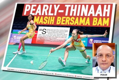 BAM sebelum ini mengesahkan bahawa Pearly-Thinaah masih sebahagian daripada keluarga badan induk itu. Gambar kecil: Pekan