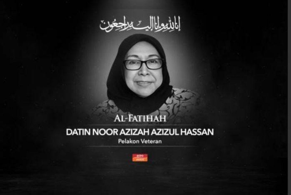 Allahyarham Noor Azizah yang berusia 79 tahun meninggal dunia di kediamannya di Kampung Sungai Paloh, Ipoh, sekitar pukul 3 pagi. - Foto: Awani
