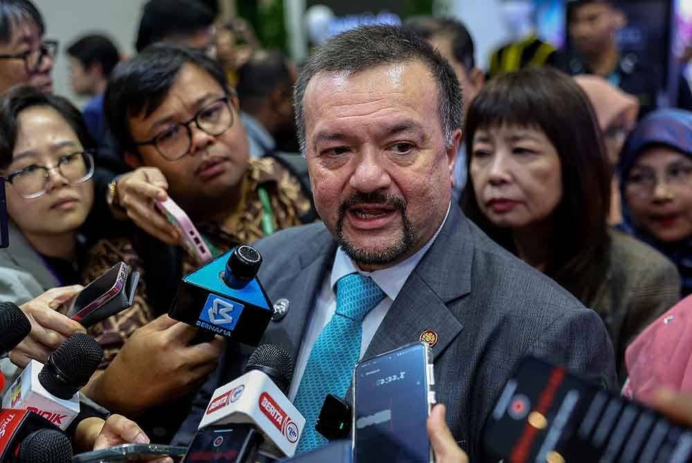 Amir Hamzah ketika ditemui media pada Isnin. Foto Bernama