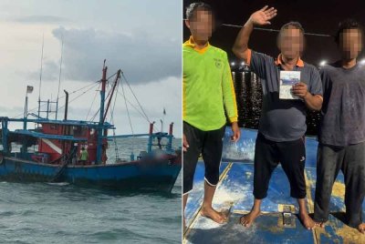 Maritim Malaysia Selangor menahan sebuah bot nelayan tempatan bersama tiga awak-awak termasuk tekong kerana disyaki menjalankan aktiviti menangkap ikan secara haram di perairan Tanjong Karang, semalam.