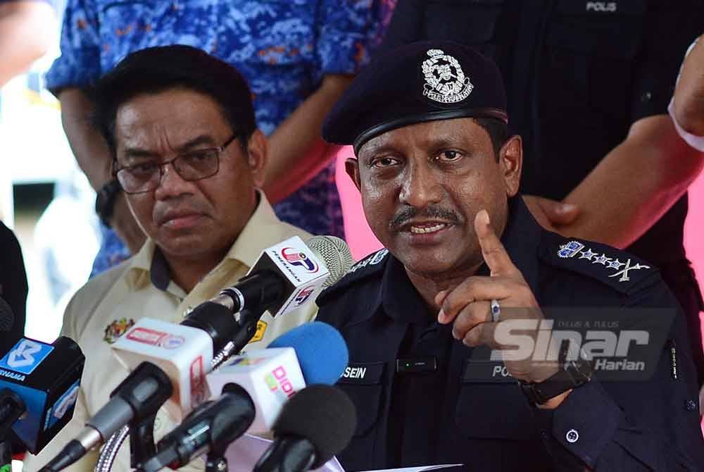 Hussein ketika sidang akhbar di PKTK di Putra Heights, Subang Jaya pada Selasa. Foto: ASRIL ASWANDI SHUKOR