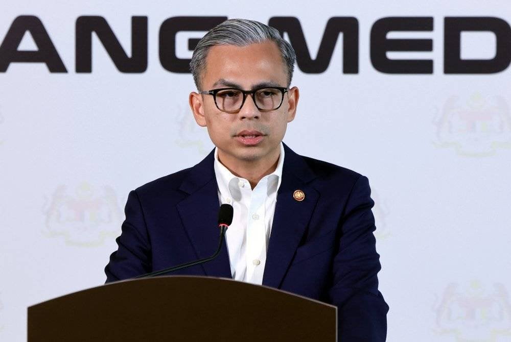 Fahmi merangkap jurucakap Kerajaan Perpaduan ketika sidang media mingguan Kabinet di Kementerian Komunikasi pada Rabu. Foto Bernama