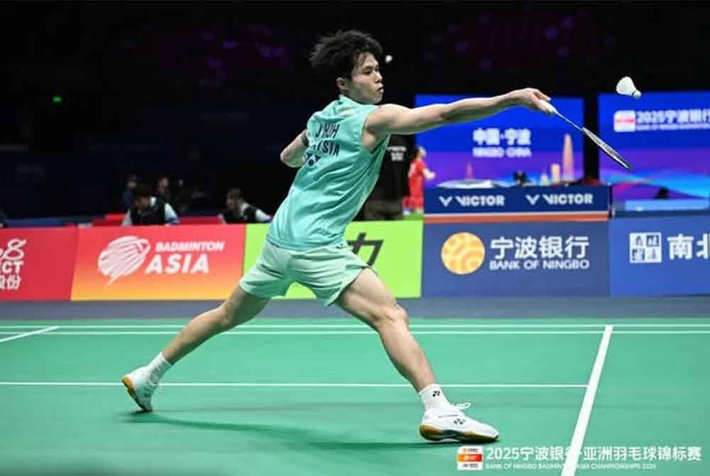 Justin tewas kepada pemain Indonesia pada pusingan kedua BAC di China pada Khamis. Foto BAC 2025.