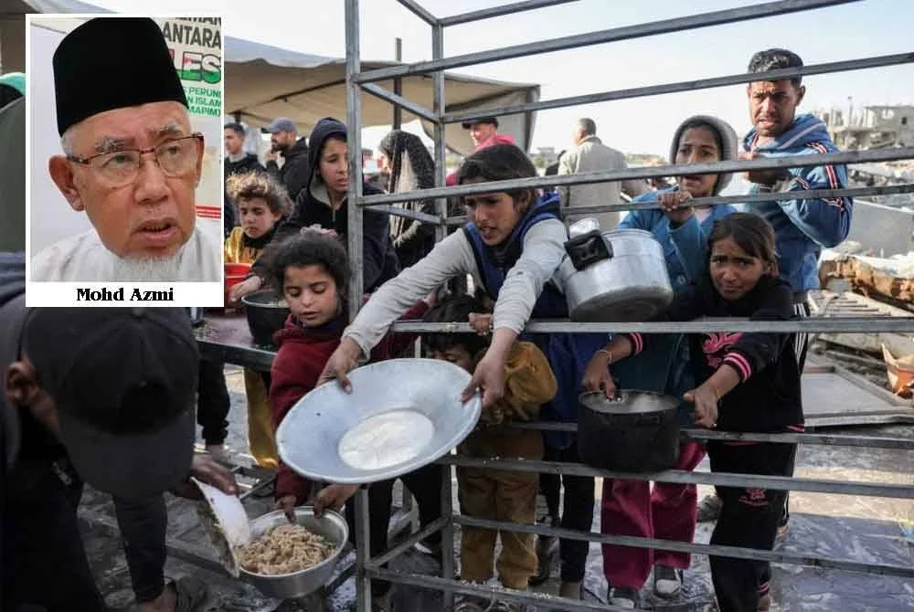 Mapim rayu keprihatinan dunia berhubung nasib rakyat di Gaza yang berdepan kekurangan bekalan makanan. Gambar kecil: Mohd Azmi