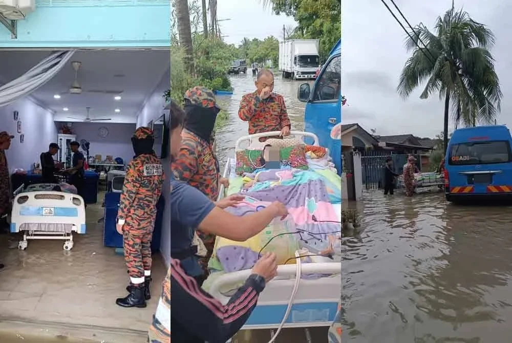 Anggota dari BBP Shah Alam bergegas ke rumah mangsa selepas menerima panggilan pada jam 8.50 pagi.