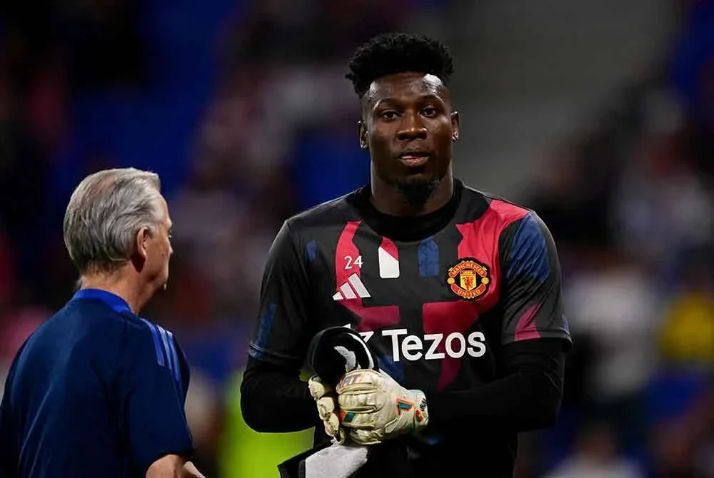 Onana menjadi punca United bolos dua gol. FOTO: AFP