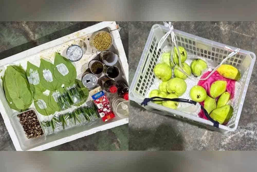Antara barangan peniaga warga asing yang disita di bawah Undang-Undang Kecil Pelesenan Penjaja (WPKL) 2016.