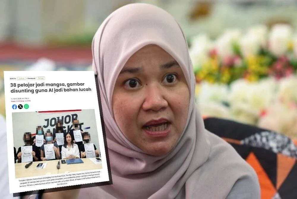 Laporan Sinar Harian berhubung 38 pelajar jadi mangsa, gambar disunting guna AI jadi bahan lucah