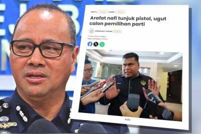 Noor Hisam. Laporan Sinar Harian berhubung Arafat nafi tunjuk pistol, ugut calon pemilihan parti