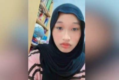 Damia Yusrina dilaporkan hilang dari rumah keluarganya di Kampung Sungai Kluang Laut, Rengit sejak Sabtu lalu.