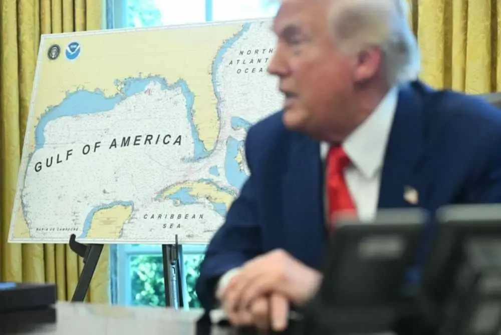 Dasar tarif agresif Presiden Donald Trump berkemungkinan mendorong peningkatan inflasi. Foto AFP