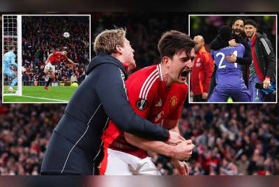 Harry Maguire yang kerap dilabel badut oleh segelintir penyokong meledak gol kemenangan United pada minit ke-121.