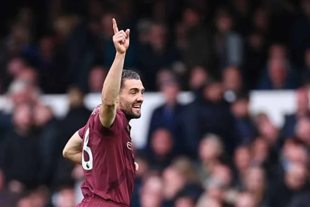 Kovacic penjaring gol kedua City di Goodison Park. Foto Agensi
