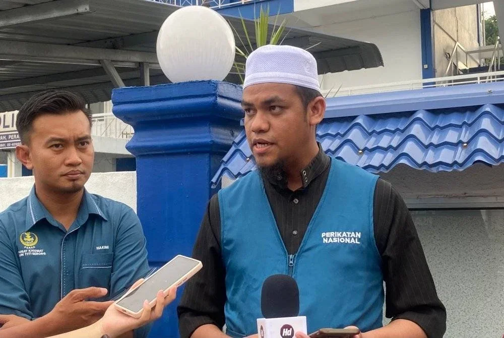 Nurhafizul ketika sidang media di hadapan IPD Tapah pada Rabu.