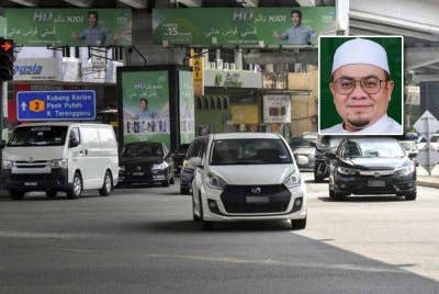 Kerajaan Kelantan cadang orang ramai amalkan perkongsian kenderaan bagi kurangkan kesesakan di bandar Kota Bharu. Gambar kecil: Hilmi