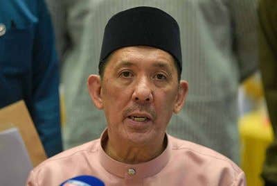 Mohd Joehari ketika sidang media pada majlis Hari Raya Aidilfitri 2025 MFL-FAM-AFL di Wisma FAM hari ini. - Foto: Bernama