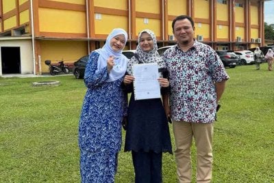 Anak kedua Menteri Pendidikan, Fadhlina Sidek berjaya memperoleh keputusan cemerlang 8A dalam SPM 2024. Foto: Facebook Fadhlina Sidek