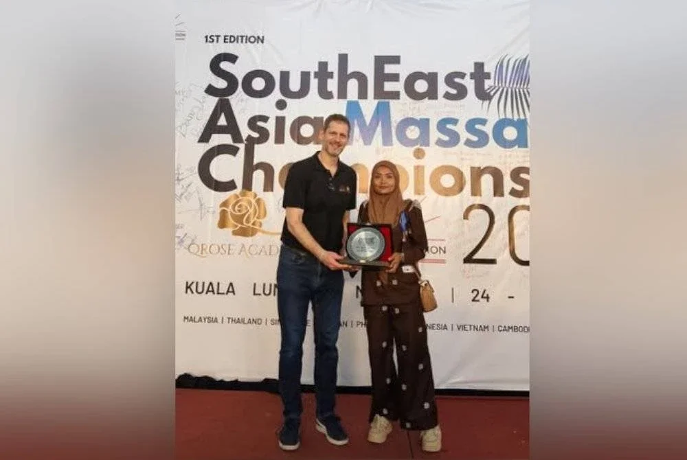 Siti Hajar merangkul dua gelaran utama di Kejohanan Urut Antarabangsa Asia Tenggara 2025 (Southeast Asia International Massage Championship 2025) Januari lalu