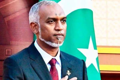 Dr Mohamed Muizzu. Foto AFP