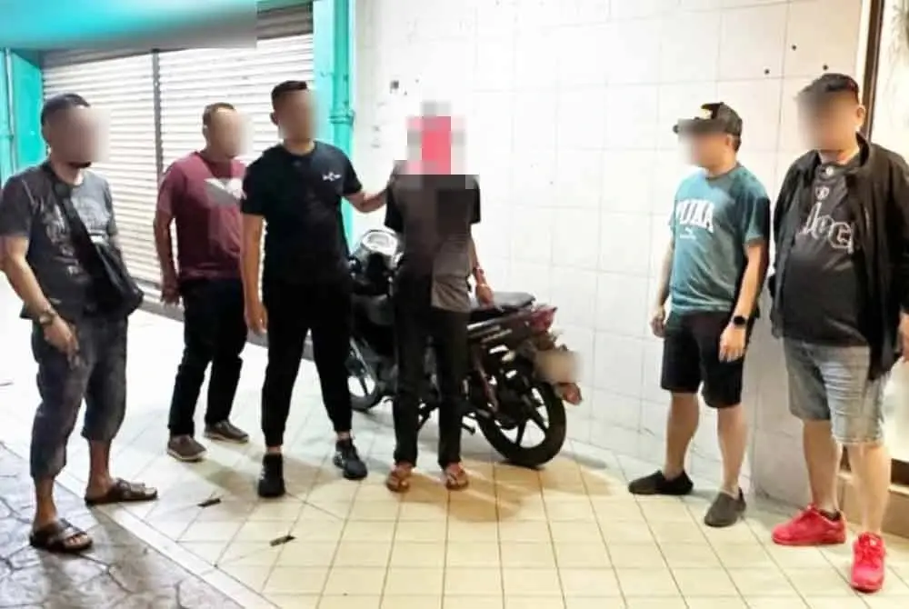 Suspek kes pecah masuk masjid berjaya ditahan di hadapan sebuah hotel di Tuaran.