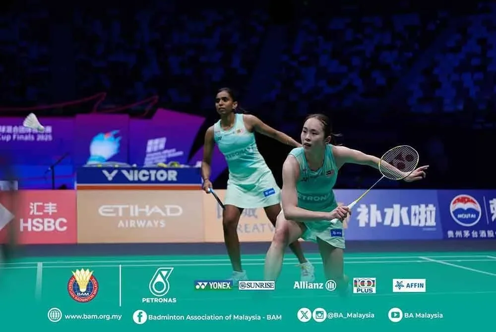 Pearly-Thinaah memberikan tentangan sengit sebelum akur kepada pengalaman Nami -Shida di Xiamen - Foto: BAM