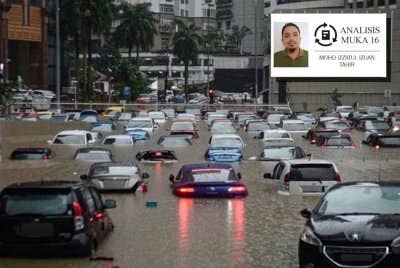 Kawasan Lembah Klang kini seolah-olah sinonim dengan kejadian banjir kilat yang tiada kesudahan. Gambar hiasan 