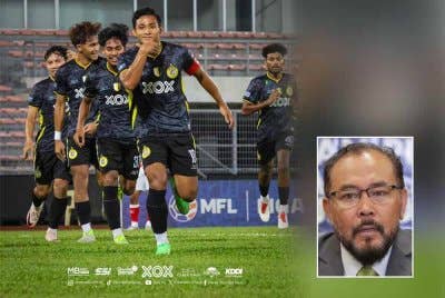 Skuad B-23 Perak FC, antara yang mengalas cabaran dalam saingan Piala MFL musim ini. Foto: Perak Football Club. Gambar kecil: Mohd Firdaus