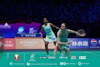 Pearly-Thinaah memberikan tentangan sengit sebelum akur kepada pengalaman Nami -Shida di Xiamen - Foto: BAM