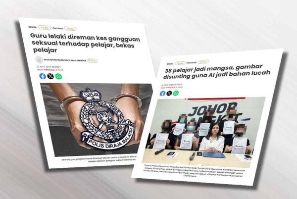 Laporan Sinar Harian berhubung isu gangguan seksual di sekolah Cina