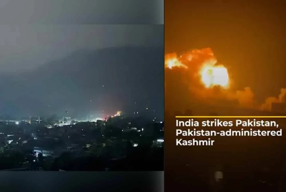 Beberapa kawasan termasuk Muzaffarabad, ibu kota Kashmir yang ditadbir Pakistan, dilaporkan bergelap selepas serangan.-Agensi